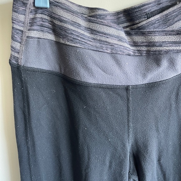 Vintage Lululemon Wide Leg Black Legging Size 4 - Picture 3 of 7